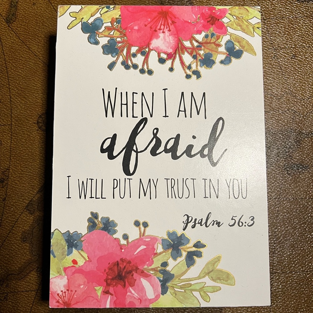Inspiring Bible Verses Pictures. From Kirkland’s. Is in good condition.
